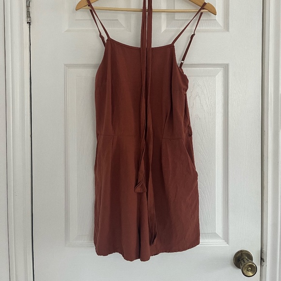 Rust Rhythm Romper - Picture 1 of 4